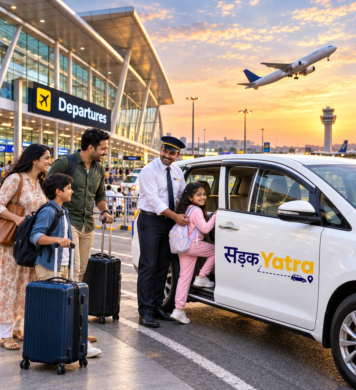 Muzaffarpur Patna airport cab taxi — Darbhanga airport transfer SadakYatra